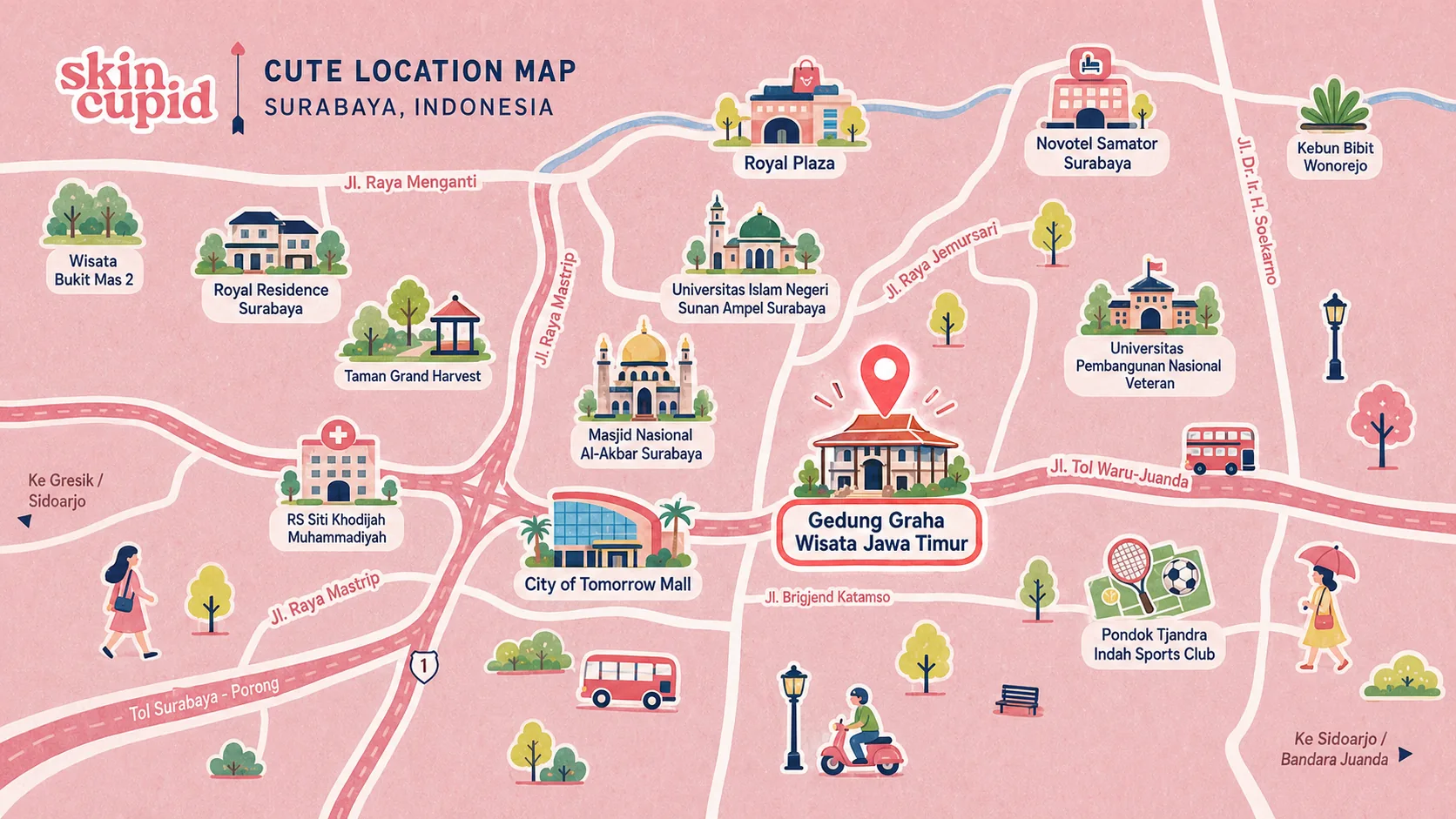 Wedding map preview